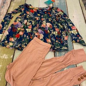 Posh peanut carman  two piece set new size 10 youth